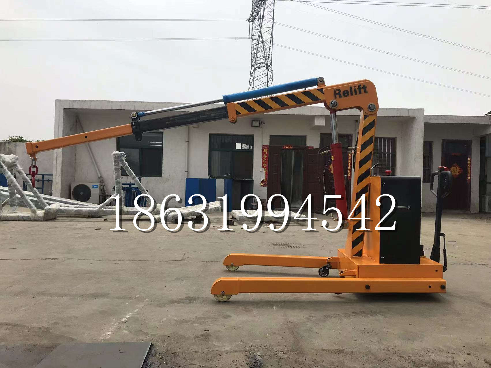 龟山区久征定做3吨三轮随车吊 农用园林绿化移树吊 平板工程用小吊机